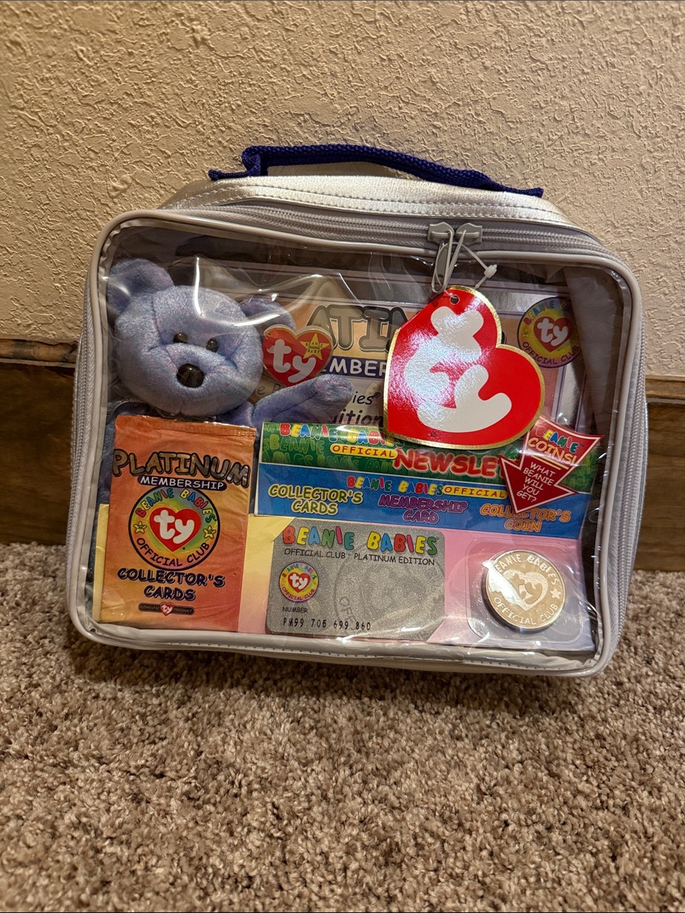 1999 Ty Beanie Babies Official Club Platinum Membership Edition II Kit